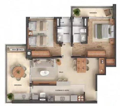 Imagem Apartamento para Venda em Rio de Janeiro / RJ no bairro Barra da Tijuca