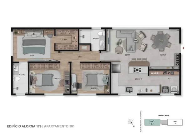 Imagem Vetro - Apartamento à venda no bairro São Lucas - Belo Horizonte/MG