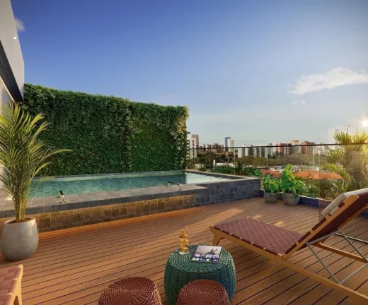 Apartamento Duplex com 1 dormitório à venda, 106 m² por R$ 1.083.138 - Intermares - Cabedelo/PB