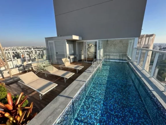 Imagem Loft de Luxo no Jardim Paulista: 1 Quarto, 1 Suíte, 3 Salas, 2 Banheiros, 1 Vaga de Garagem, 80m² - Venda ou Locação em SP.