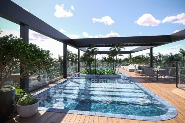Imagem Apartamentos de alto padrão em condomínio Club com varanda / sacada gourmet em Parque Linear Parahyba I no Jardim Oceania / Bessa - AP2376