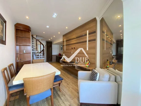 Imagem Cobertura com 3 dormitórios ,porteira fechada à venda, 226 m² por R$ 1.800.000 - Ponta da Praia - Santos/SP