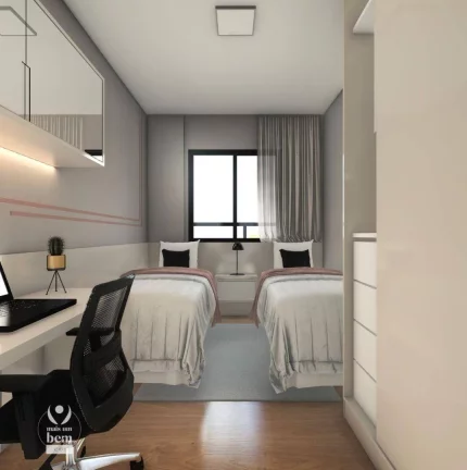 Imagem Apartamento novo com 2 quartos (1 suíte), sacada com churrasqueira à venda por R$ 587.822,80 - Boa Vista - Curitiba/PR