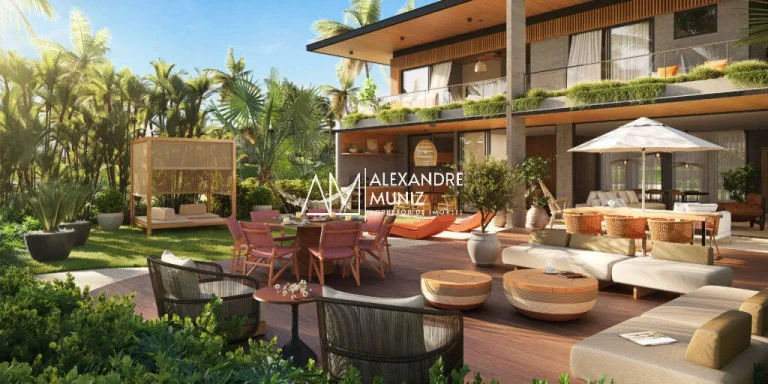 Imagem Ocean Garden Beach Houses Porto das Dunas, lançamento, condomínio de praia