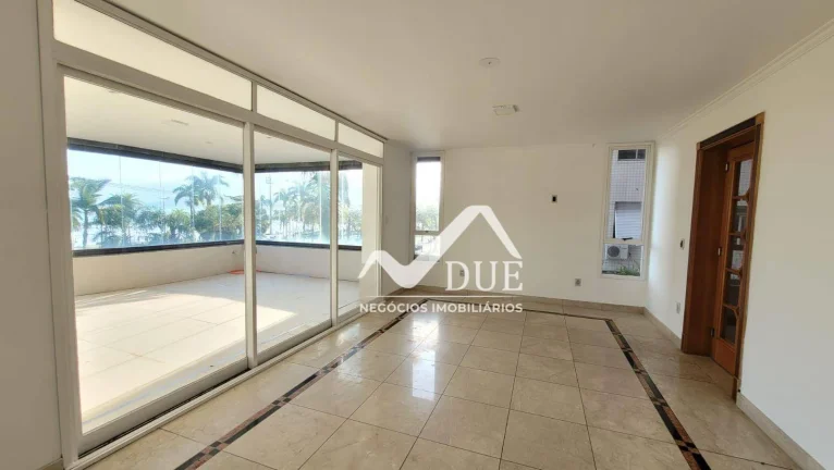 Imagem Apartamento com 4 suites frnete Mar à venda, 445 m² por R$ 4.500.000 - Aparecida - Santos/SP