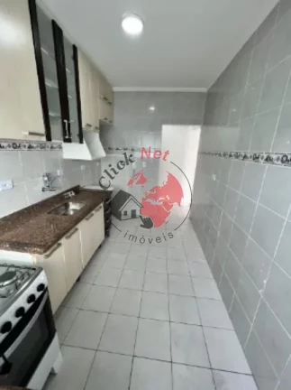 Imagem Apartamento á 50m2 do Mar ,Mobiliado , 1 dorm, 1 suíte,varanda c churrasq, 1 vagas, 60 m2,bairro Guilhermina, Praia grande