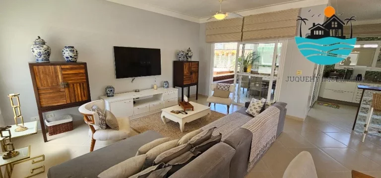 Imagem Casa alugar Juquehy - Condomínio pé na areia, Aluguel Anual, com 4 suítes, piscina e churrasqueira privativa, máx. 12 pessoas | Juquehy Imobiliária