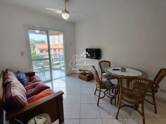 Imagem Apartamento à Venda ou Locação em Guarujá-SP a 30m da praia das Astúrias: 3 Quartos, 1 Suíte, 2 Salas, 2 Banheiros, 2 Vagas, 90m².