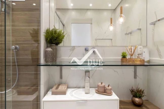Imagem VISTA MAR, PORTEIRA FECHADA, ANDAR ALTO,Apartamento com 1 dormitório à venda, 74 m² por R$ 910.000 - Embaré - Santos/SP