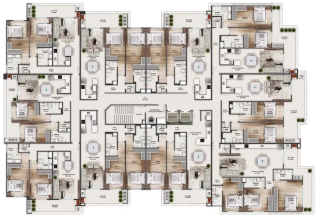 Imagem Concept Residence - Apartamento à venda no bairro Bombas - Bombinhas/SC