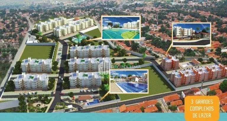 Imagem LANÇAMENTO: apartamento em construção, 2 dormitórios à venda por R$ 187.000,00 - Condomínio BARRA GRANDE VILLAGE - Grande Dirceu - Teresina/PI