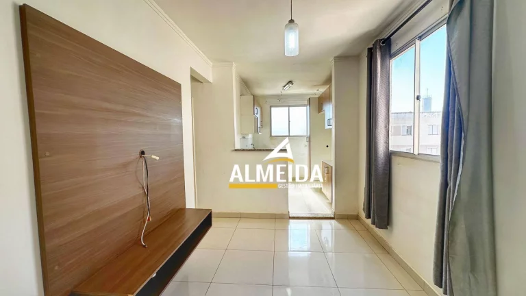 Imagem Apartamento com 2 dormitórios para alugar, 45 m² por R$ 1.468,50/mês - Jardim Paulista - Rio Claro/SP