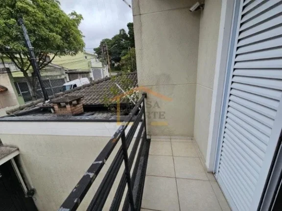 Imagem Sobrado com 85 m², 2 dormitórios, sendo 2 suítes, sendo uma com varanda, 3 banheiros no total, sa...