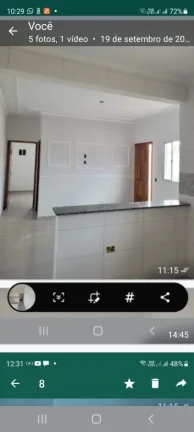 Imagem Casa para Venda em Mongaguá, Jardim Leonor, 2 dormitórios, 1 suíte, 1 banheiro, 2 vagas