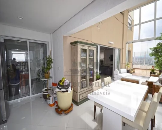 Imagem Apartamento cobertura duplex, com 4 suítes,piscina privativa, sacada com churrasquei