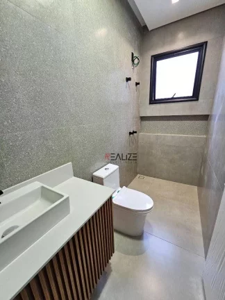 Imagem Casa moderna com 3 suítes à venda, 140 m² por R$ 1.200.000 - Condomínio Park Gran Reserve - Indaiatuba/SP