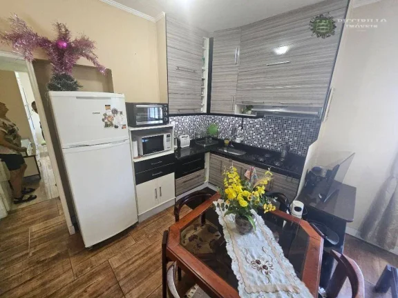 Imagem Apartamento com 1 dormitório à venda, 40 m² por R$ 220.000 - Boqueirão - Praia Grande/SP