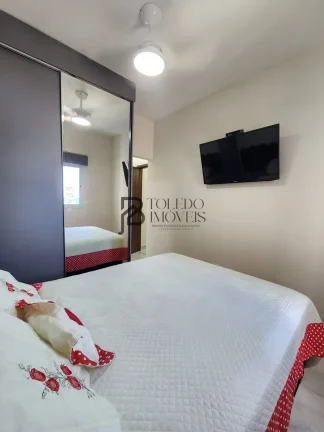 Imagem Apartamento Vista mar com 2 Dormitórios sendo 1 suíte no bairro Tupi - Praia Grande