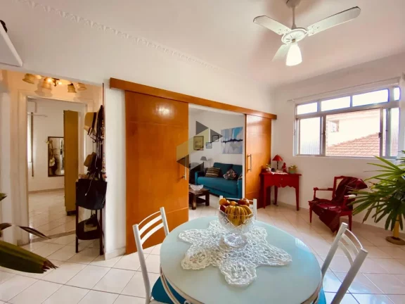 Imagem Apartamento para Venda em Santos, Embaré, 2 dormitórios, 2 banheiros, 1 vaga