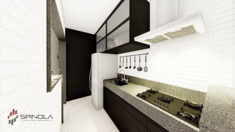 Imagem Apartamento com 1 dormitório à venda, 55 m² por R$ 305.000,00 - Vila Caiçara - Praia Grande/SP
