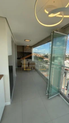 Imagem Apartamento com 82m², composto por 2 dormitórios, sendo 1 suite com ar condicionado, varanda goume...