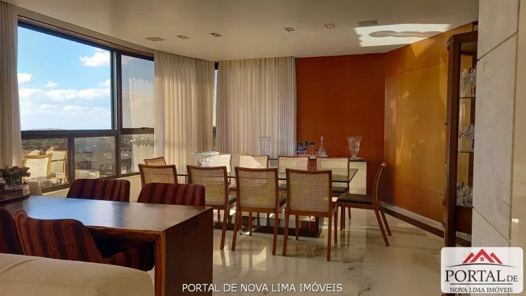 Imagem Apartamento a venda no Belvedere, um apartamento de 4 quartos a venda, 240 m² e 5 vagas livres, acabamento impecável