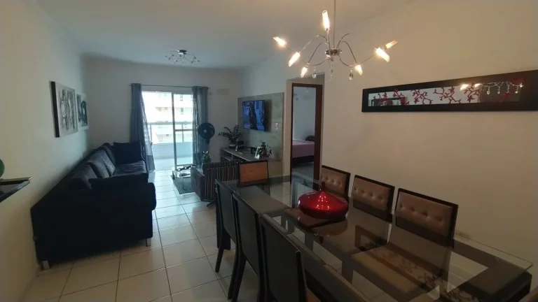 Imagem Apartamento com 3 dorms, Aviação, Praia Grande - R$ 820 mil, Cod: 2382