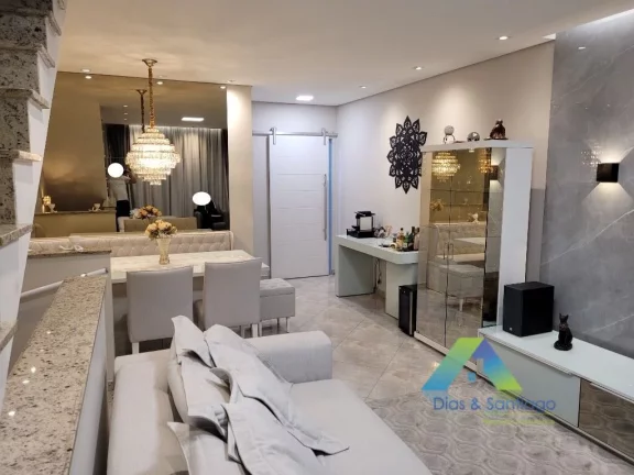 Imagem Santo André Lindo sobrado designer moderno, espaço gourmet, com excelente localização e valor.