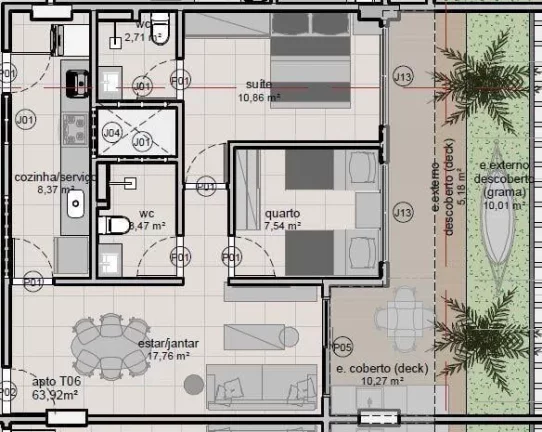 Imagem Apartamento à venda, 64 m² por R$ 1.038.216,32 - Intermares - Cabedelo/PB Imagem Apartamento à venda, 64 m² por R$ 1.038.216,32 - Intermares - Cabedelo/PB