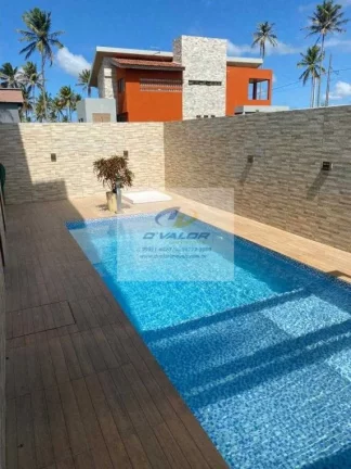 Imagem Vendo casa em condomínio fechado, no Conde com 300 m², 5 quartos sendo 3 suítes