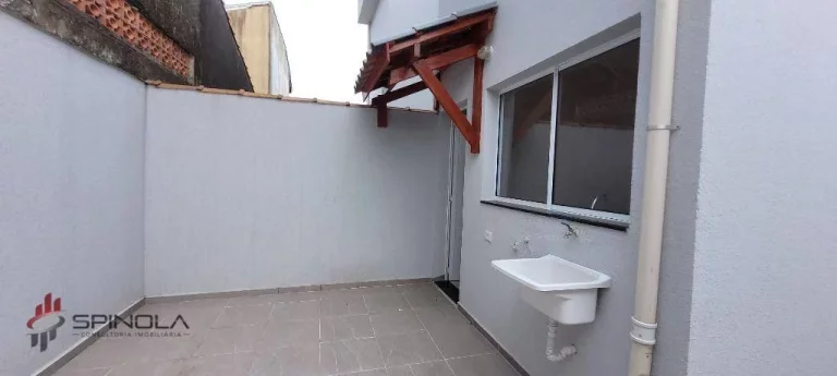 Imagem Sobrado com 2 dormitórios à venda, 81 m² por R$ 349.000,00 - Vila Caiçara - Praia Grande/SP
