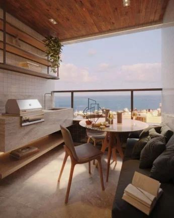Imagem Apartamentos com varanda / sacada gourmet e excelente localização nas proximidades de supermercados, colégio e shopping no Aeroclube / Bessa - AP1977