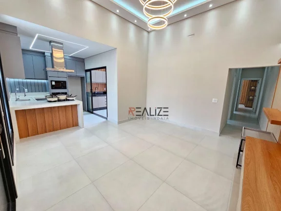 Imagem Casa moderna e planejada em todos os ambiente, 3 suítes à venda por R$ 1.300.000 - Condomínio Fechado - Indaiatuba/SP