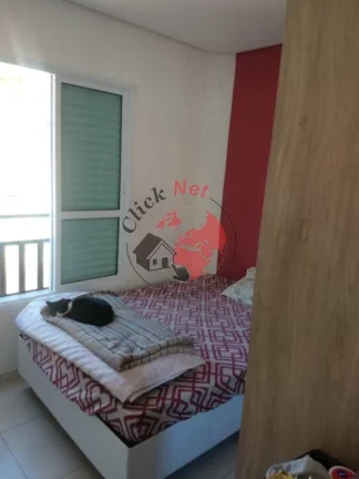 Imagem Apto com 50m², 2 dormitórios, Sala para 2 ambientes, quintal , 1 vaga , Vila Linda , Santo André