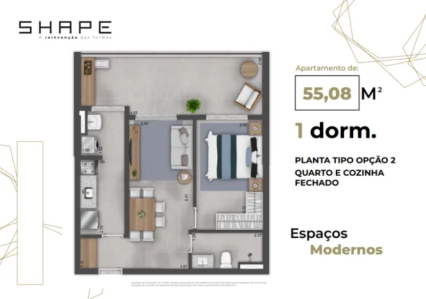 Imagem SHAPE Aptos. de 46 a 79m² ALPHAVILLE