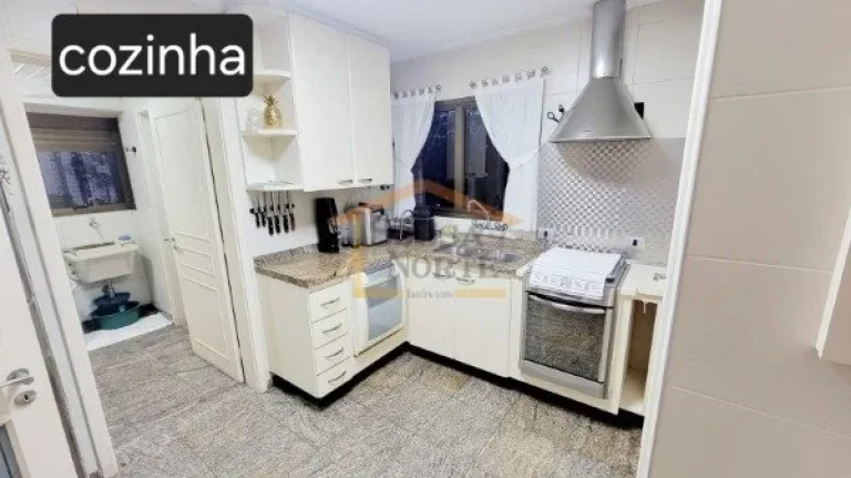 Imagem Apartamento mobiliado,104m², 3 dormitórios, sendo 1 suíte, sala ampla, sacada, lavabo, cozinha am...