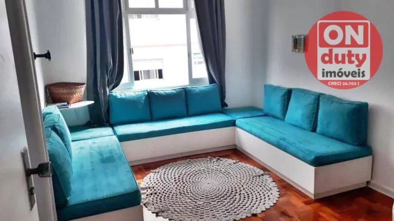 Imagem Apartamento à venda, 40 m² por R$ 320.000,00 - Boqueirão - Santos/SP