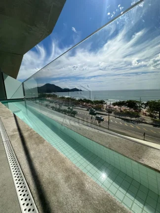 Imagem Apartamento alto padrão com piscina na sacada frente mar na praia Grande em Ubatuba!
