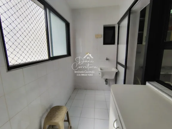 Imagem Apartamento à venda no Guarujá-SP, bairro Morro do Maluf: 3 quartos, 1 suíte, 2 salas, 3 banheiros, 2 vagas, 126m².
