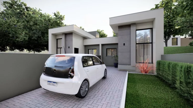 Imagem Linda Casa 3 Dormitórios 1 suíte em Excelente Localização do bairro Oeste com patio Frente Fundo