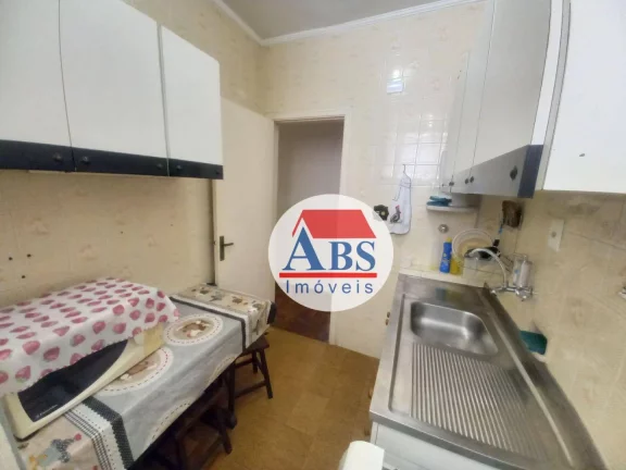 Imagem Apartamento com 2 dormitórios à venda, 90 m² por R$ 340.000 - Gonzaga - Santos/SP Vista para o mar