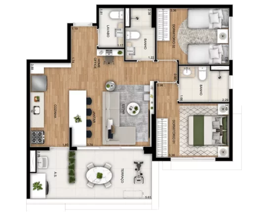 Imagem Apartamento à venda no bairro Parque Imperial - São Paulo/SP