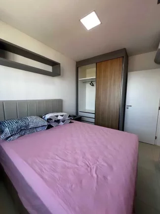 Imagem Apartamento quadra mar mobiliado com 2 suítes e 1 vaga de garagem - Gravatá em Navegantes/SC