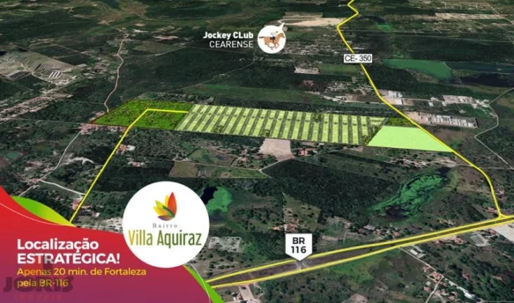 Imagem Terreno a Venda no bairro Justiniano de Serpa - Aquiraz, CE