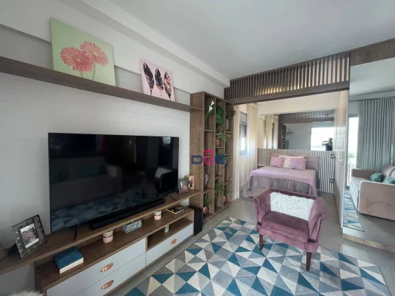 Imagem Apartamento com 1 dormitório à venda, 46 m² por R$ 795.000 - Boqueirão - Santos/SP