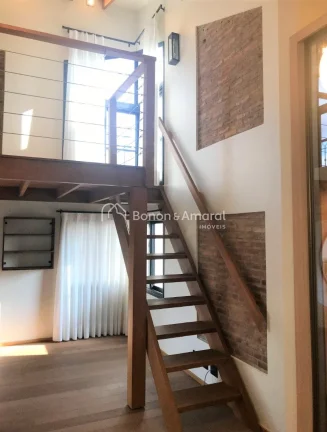 Imagem Sobrado de alto padrão à venda no Condomínio La Dolce Vita, em Paulínia. No piso superior, são ...