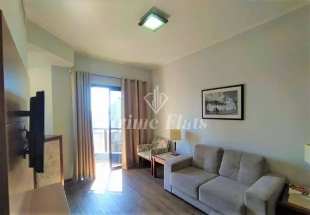 Imagem Flat disponível para locação no Hotel Massis, com 50m², 1 dormitório e 1 vaga de garagem