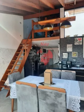 Imagem Cobertura Nova,2 dormitórios ,cozinha gourmet, churrasq, fogão e forno a lenha, quintal,1 vaga ,bairro Vila Scarpelli em Santo André