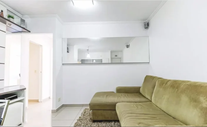 Imagem Apartamento 47M², 2Q, 1 Banheiro, 1 Vaga, Varanda, Espaço Gourmet, Piscina, Academia, Sauna.