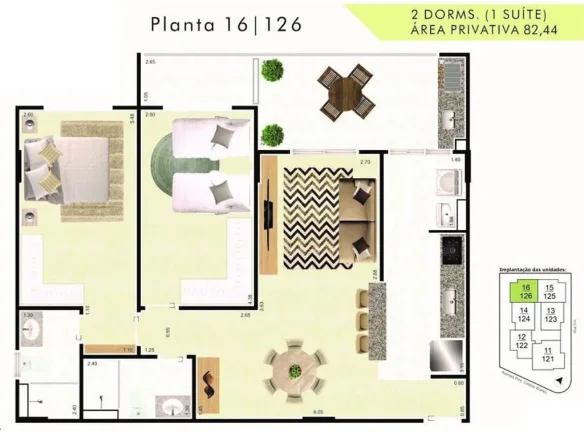Imagem APARTAMENTO COM 82.45 m² - REAL - PRAIA GRANDE SP